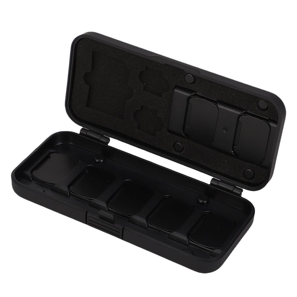 Lens Filter Case Fit for Pocket 3 Built In Sponge Flip Open Anti Scratch Wide Angle Macro Lens Memory Card Storage Box