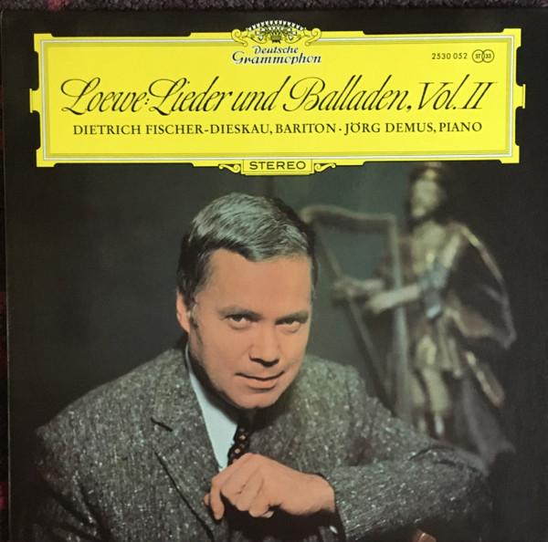 

LP Record CARL LOEWE - DIETRICH FISCHER-DIESK - Lieder Und Balladen, Vol. II 2530052 Deutsche Grammo 1971 Germany Classical Used