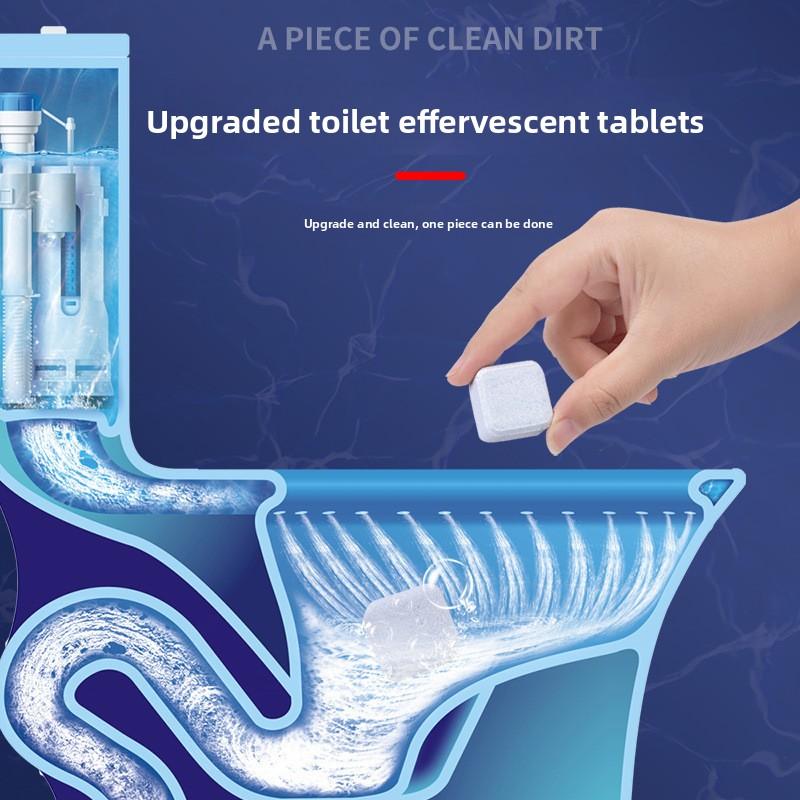 Toilet Cleaning Tablets 12 Pieces Pack for Household Use, Deodorize and Remove Stains