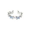 Korean Style 925 Sterling Silver Women's Open Ring - Niche Design Index Finger Accessory