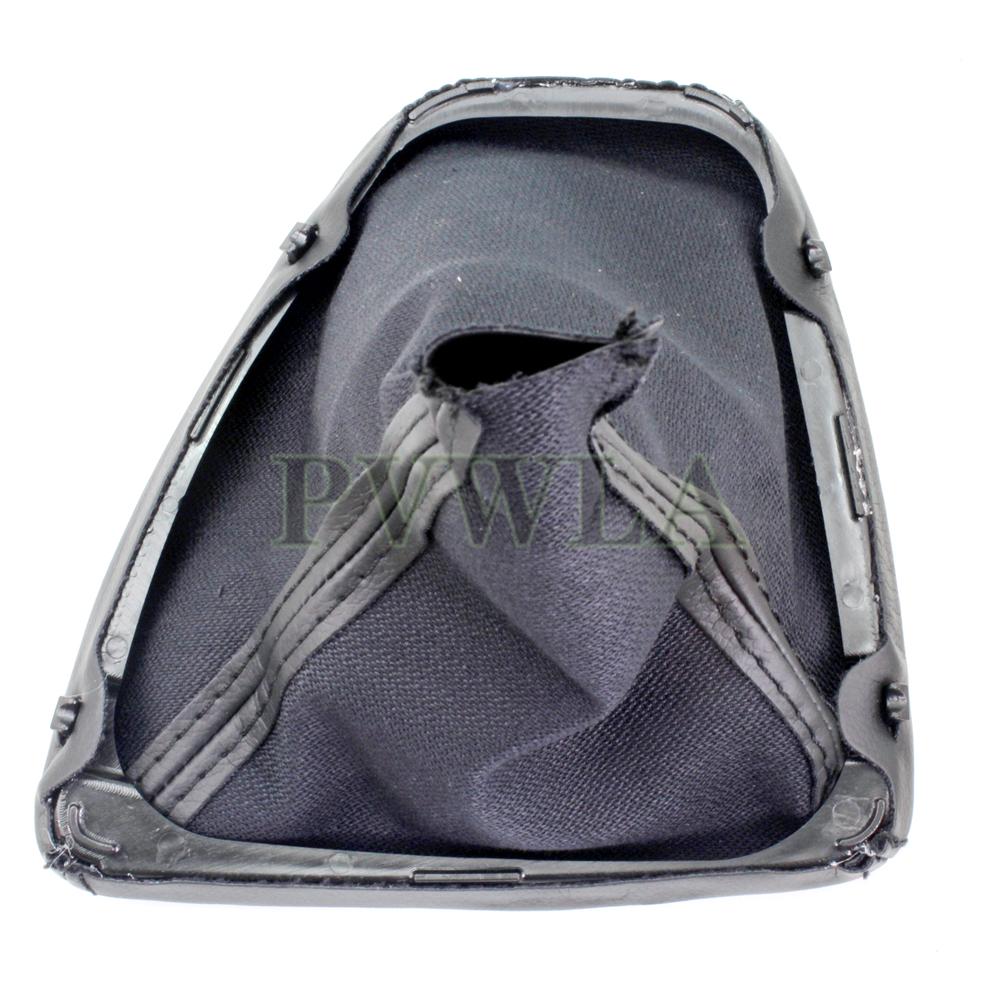 The Car Shift Gear Stick Manual Shift Boot Black Leather Boot With Frame For BMW E30 E36 E39 E46 E90-93