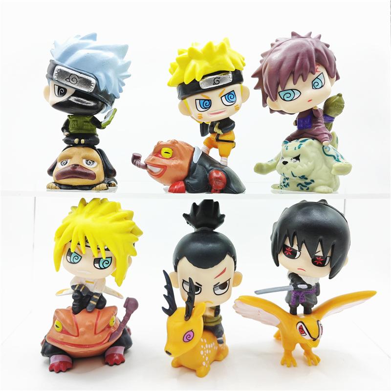 

Коллекционная фигурка Наруто Призывные звери ПВХ Фигурка Слепая коробка Аниме Модель Игрушка