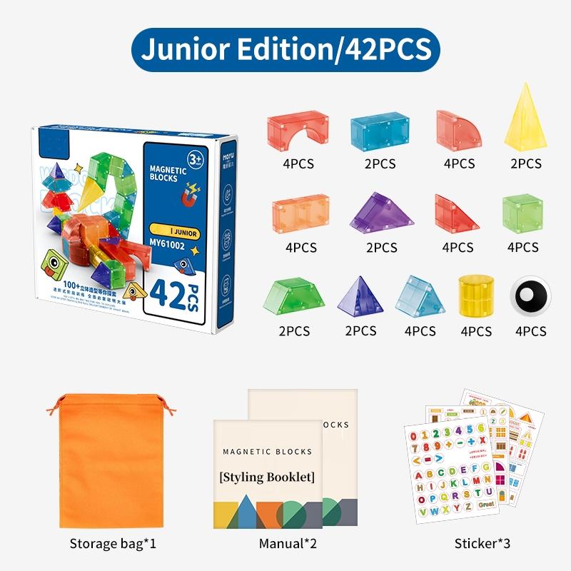 DIY Magnetic Building Block Bricks Military Construction Set Castle Shape Kids Educational  STEM Learning Toys Gift for kids