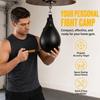 2pcs Pear Shaped Boxing Speed Bag Stitched Punching Trainer Portable Reaction Ball  Home Gym