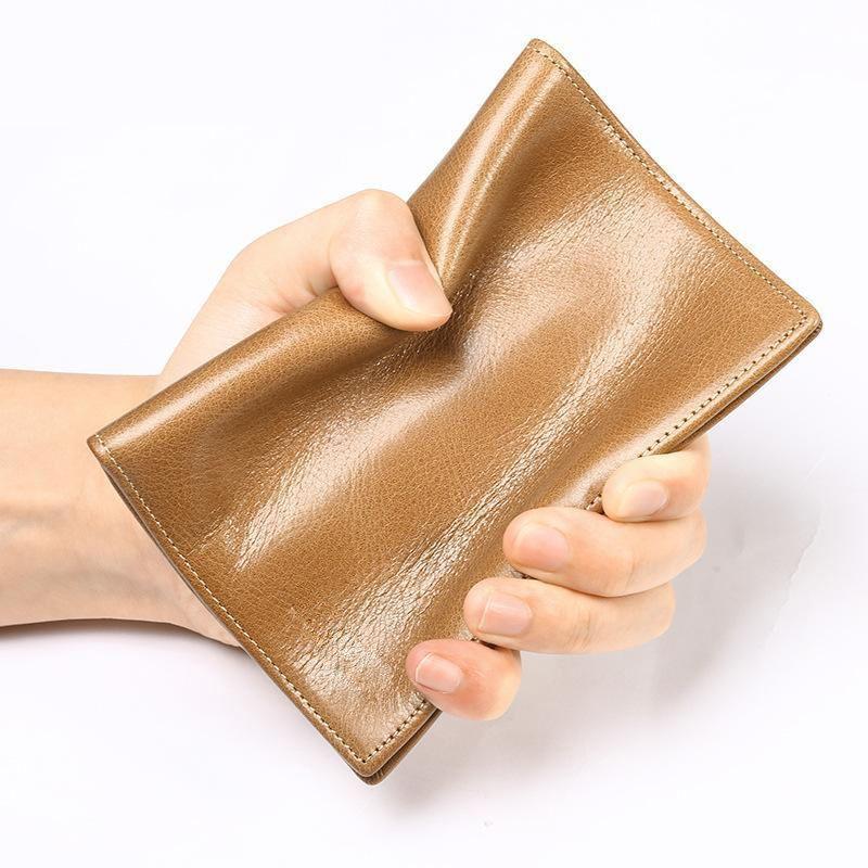 Multifunctional Document Passport Holder Protection Case Pu Leather Passport Clip Holder Travel Wallet Card Holder