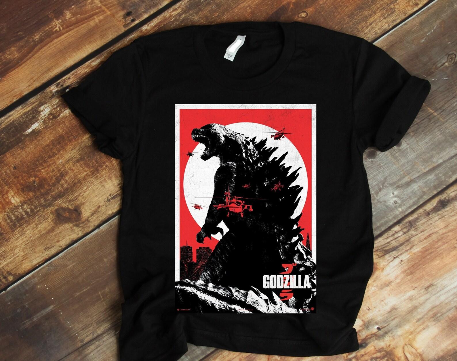 Vintage Gojira T shirt, Godzilla Tee Shirt, Prehistoric Sea Monster Awakened And Empowered By Nuclear Radiation T shirt, Kaiju T shirt XL