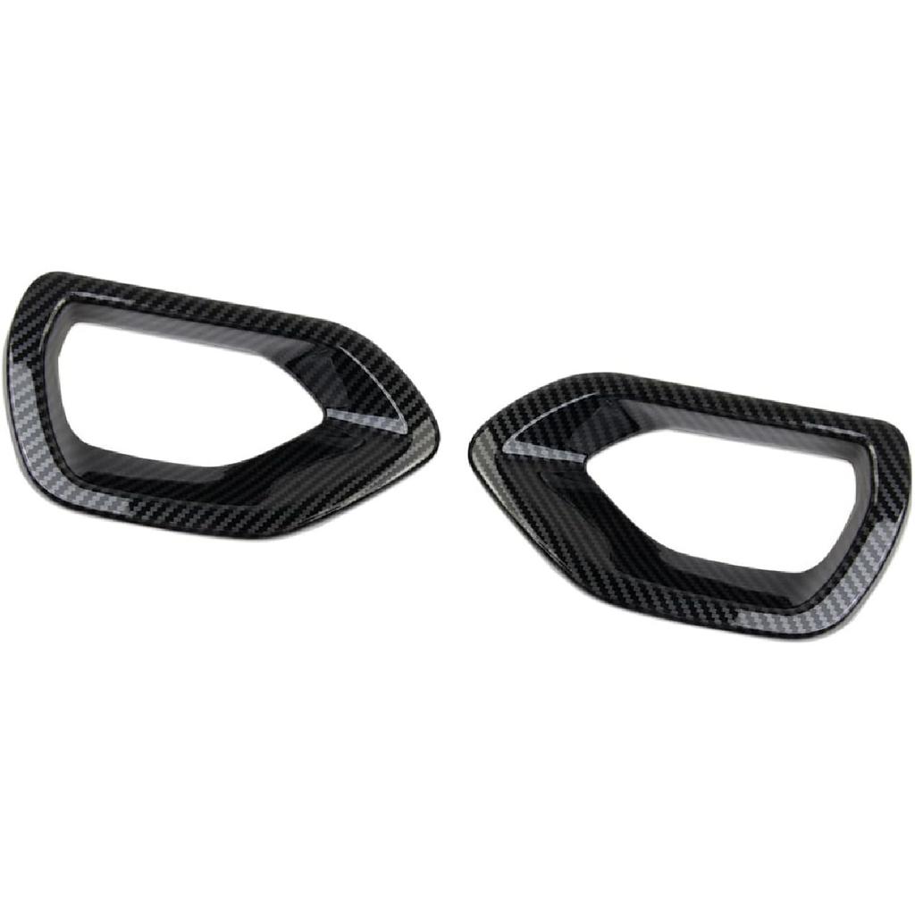 Crosselec Frontstoßstange aus Kohlefaser Wabenmuster Gittereinsätze Netzabdeckung Zierleiste Für Charger SRT/Scat Daytona 2015-2021