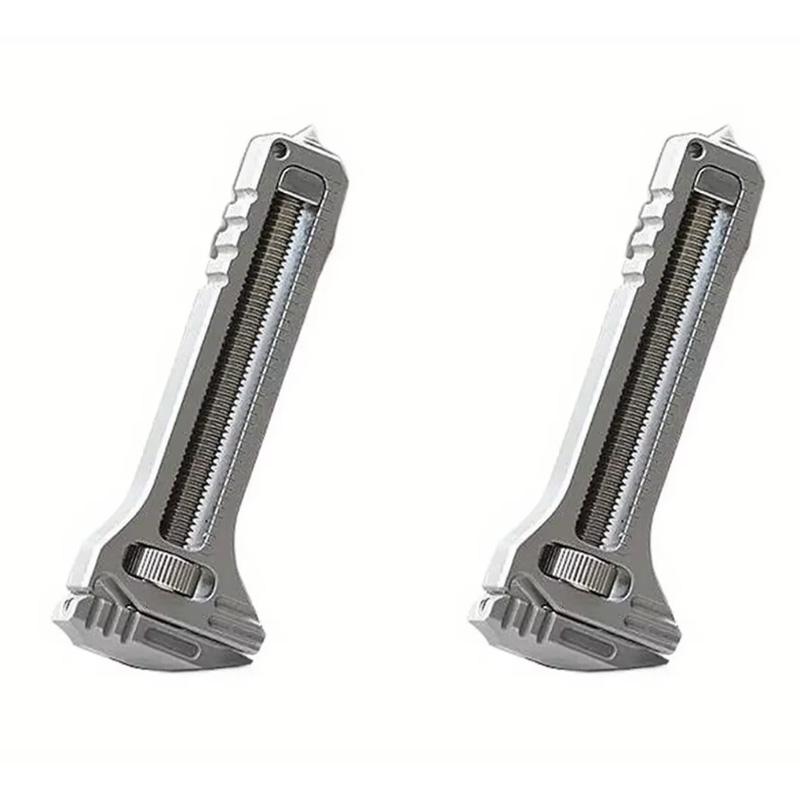 Mini-skiftnyckel Fick-Bärbar Multiverktyg Verktyg för Utomhus-Camping Kompakt Titanlegering Flasköppnare Utomhus Små Verktyg