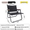 Folding Metal Carbon Steel Roll-up Camping Table and Chair Set
