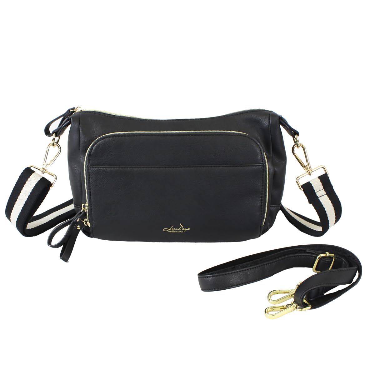 

Кошелек на плечо Кошелек на плечо [Rizdays] Сумка, Сумка, Клатч, Кроссбоди, Женский, Многоотделений ([2 ремешка] Черный)