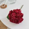 Large Hydrangea Artificial Flowers Full Bloom Faux Silk Hydrangeas with Stem for Home Wedding Party Decor Table