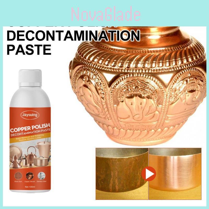 Jaysuing Copper Cleaning Solution Effective 100ml Agent For Rust And Oxidation On Brass And Bronze
