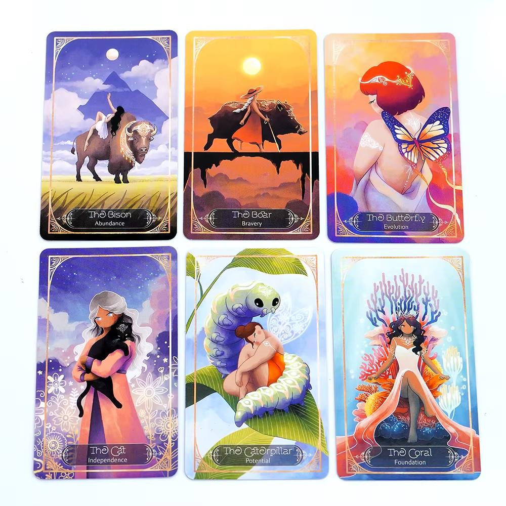 The Wild Soul Oracle Cards Tarot Deck Full English Version Oracles Deck Board Game Party Desktop Toy Family Party Game