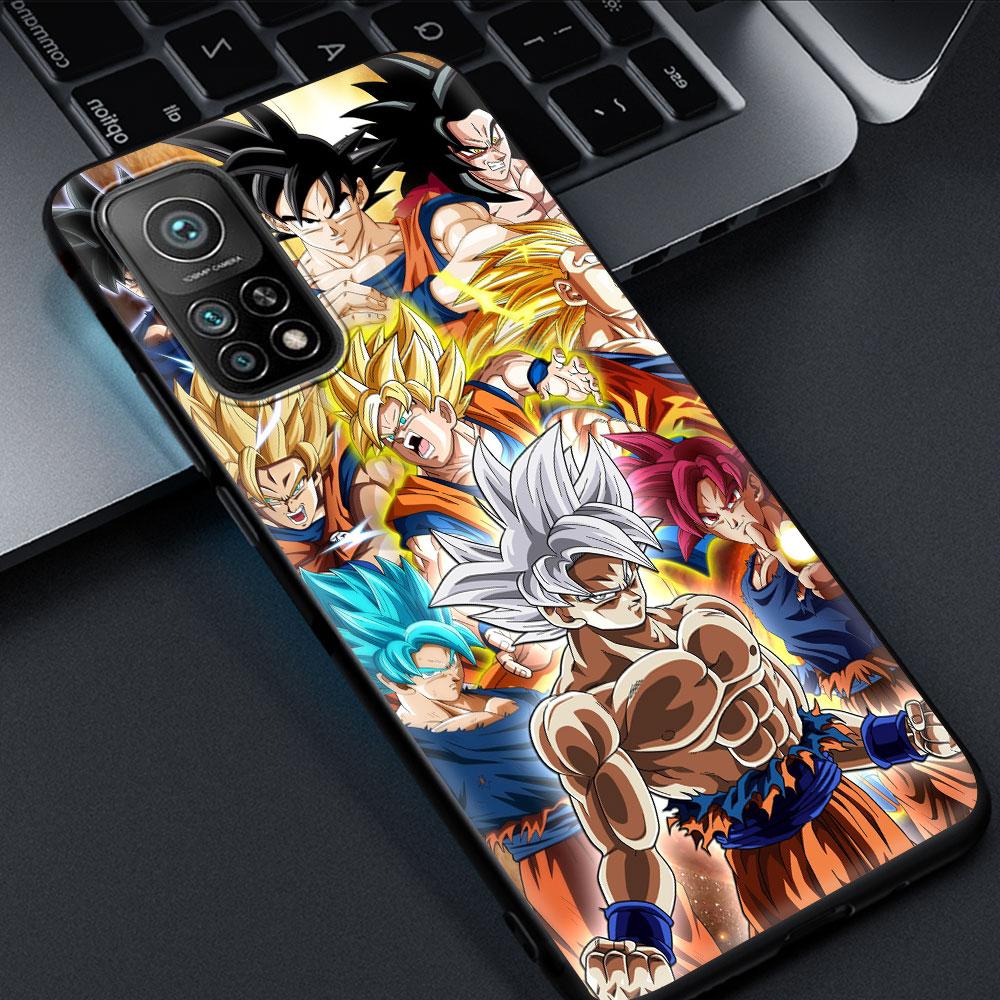 

Чехол для Xiaomi Mi Poco X3 NFC 10T Pro 5G M3 Note 10 Lite 9T 11, черный роскошный мягкий чехол для телефона с принтом Son Gokus D-Dragon-Ball Mi Poco M3