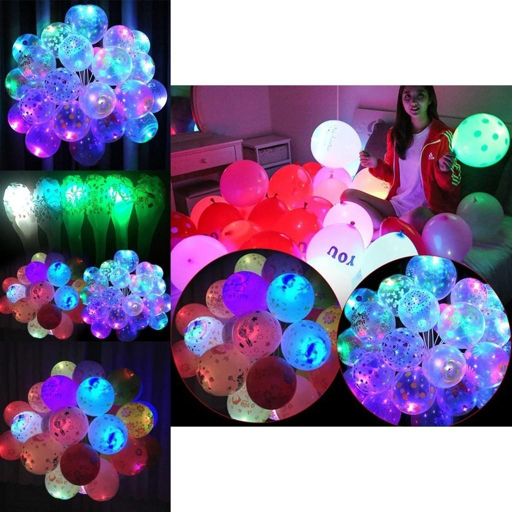 Vibrant Colorful Glowing Balloons For Memorable Birthday And Wedding Decorations
