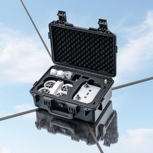 Lykus Titan N110 Waterproof Case for DJI Neo Combo, RC-N3, and DJI RC 2, Holds up to 7 Batteries (Case Only)