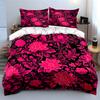 Floral Pattern Bedding Set Decor Multiple Sizes Kid'S And Adults' Bedroom Exquisite 3Pc Bedding Set, Gift