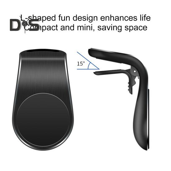 Magnetický držák na telefon, držák do auta typu L pro smartphone, univerzální držák na mobilní telefon s jednou rukou