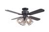 Stylish Ceiling Fan Light with Remote Control, Compatible with LED Bulbs, E26 Base, 3 Speed Settings, Long Life, No Wiring Required, Easy