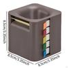 5 In 1 Sticky Note Holder Dispenser Memo Rolls Desktop Storage Index Tabs for Students