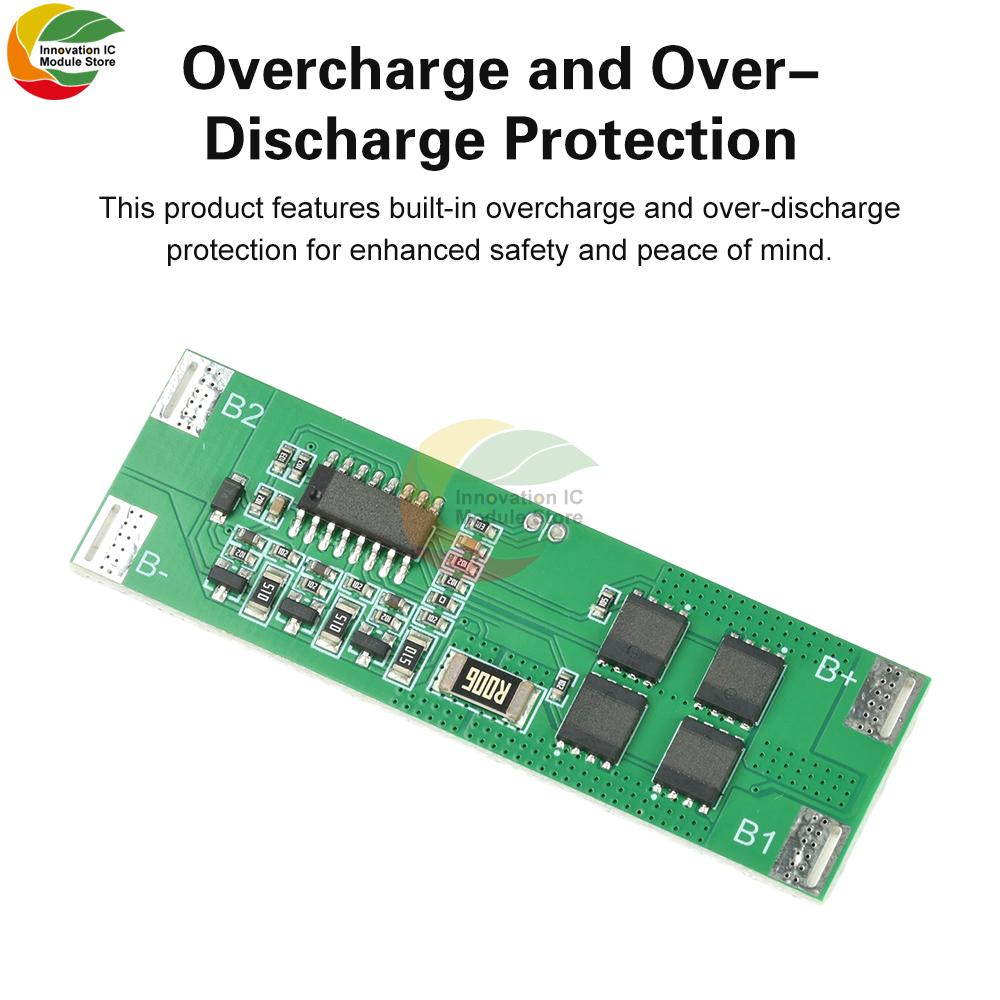 3S 12.6V 18650 Lithium Battery Protection Board 15A Charge/Discharge Protection Board with Charging Balancing Power Module