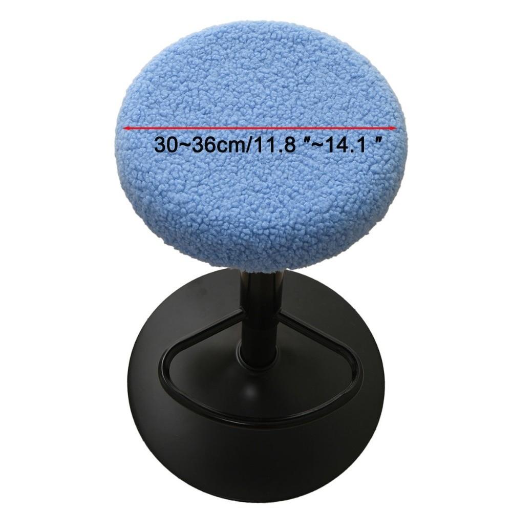 

Soft Bar Round Stool Cover Elastic Thickened Round Chair Cover Stretchable Washable Seat Chair Slipcover синій