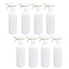 Spray for Hand Refillable Small Size Round 500ml Alcohol-resistant Bottle, 500ml, Sanitizing, Container, Disinfectant, White, Semi-transparent, (8