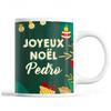Mug - Noël Pedro - Ceramic - Printed Front/Back - 325 Ml - Green