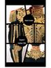 Washable Silk Metal Wire Aviation Shoulder Boards for Security Uniforms - Suitable for China Eastern and Hainan Airlines