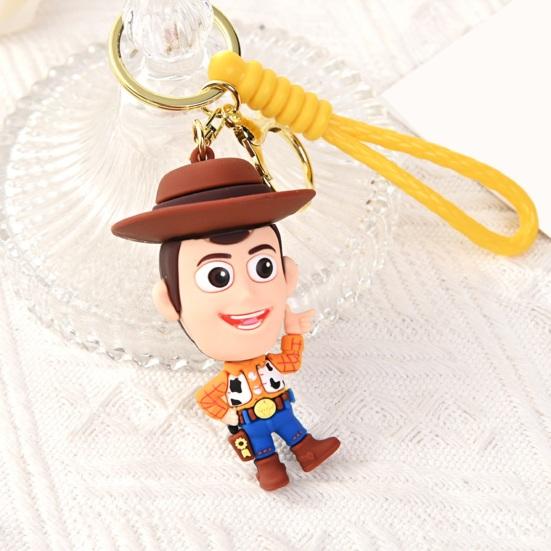Keychain Pendant Cartoon Anime Character Charm Key Chain Waterproof Scratch-Resistant Key Holder