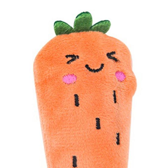 Yousheng Cat Toy Vegetable Shape Teeth Molar Plush Squeak Kitten Toy for Cat Supplies
