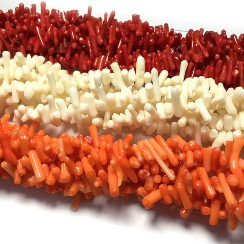 Beads Jewelry Accessories 8*12mm Bracelet Making New Coral Stone Beads Necklace