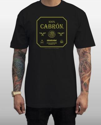 Streetwise 100% Cabron Grafik T-Shirt Schwarz M-L-XL-2XL-3XL<wbr/>-4XL-5XL Unisex T-Shirt