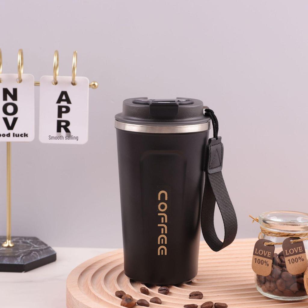 Smart Temperature Stainless Steel Coffee & Travel Cup - Women's Insulated Portable Outdoor Water Cup