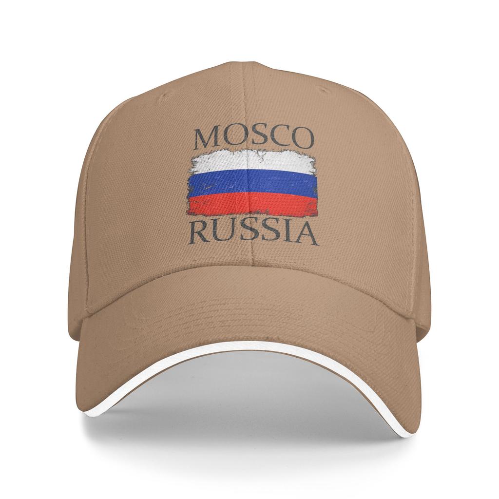 Mosco Russia Flag Russia Tourist Mosco Tourist Capital Mosco Baseball Cap Kpop Rock Adjustable Hip Hop Hats Baseball Caps