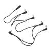 1 To 5 Guitar Effect Pedal Power Supply Splitter 5 Way Right Angle Plug Effects Pedal Power Cable