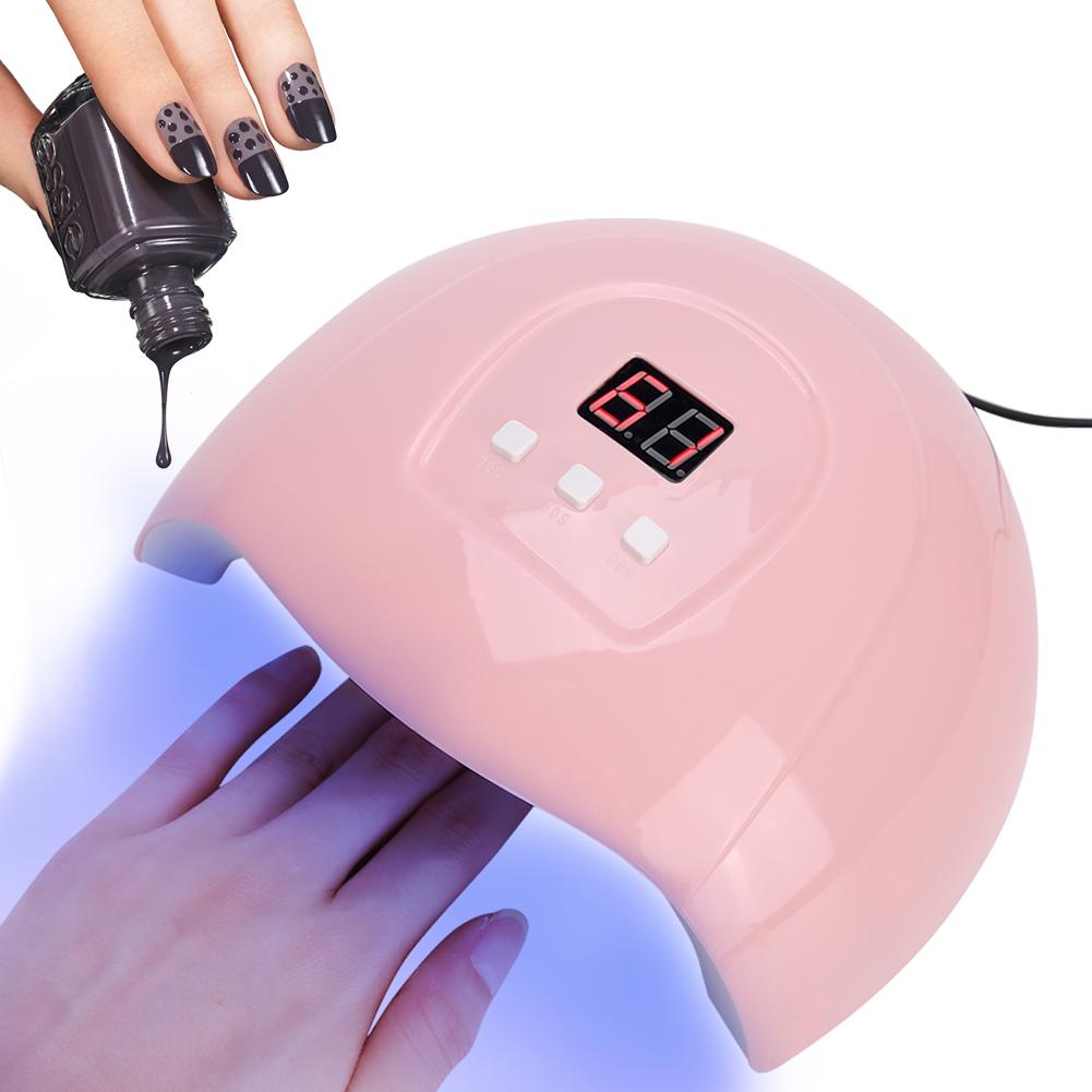 54W Nail Gel Curing Light 18 LED Light Chips Smart Sensor Nail Polish Drying Light