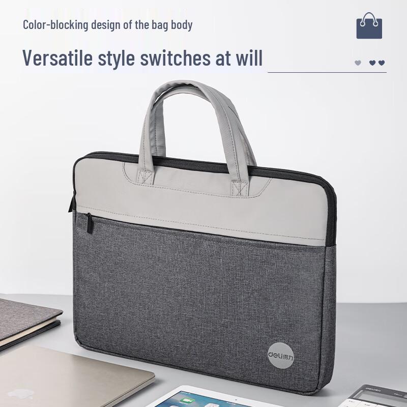 Deli 63755 Oxford Cloth Briefcase