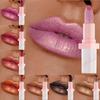 Rossetto perlato metallizzato, smalto per labbra scintillante e materiale di alta qualità, rossetto e smalto per labbra lucido e perlato a lunga tenuta, resistente all'acqua e al sudore