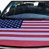 Patriotic American Flag Engine Hood Cover Elastic Polyester Hood Protector With Secure Clip For Auto Decor