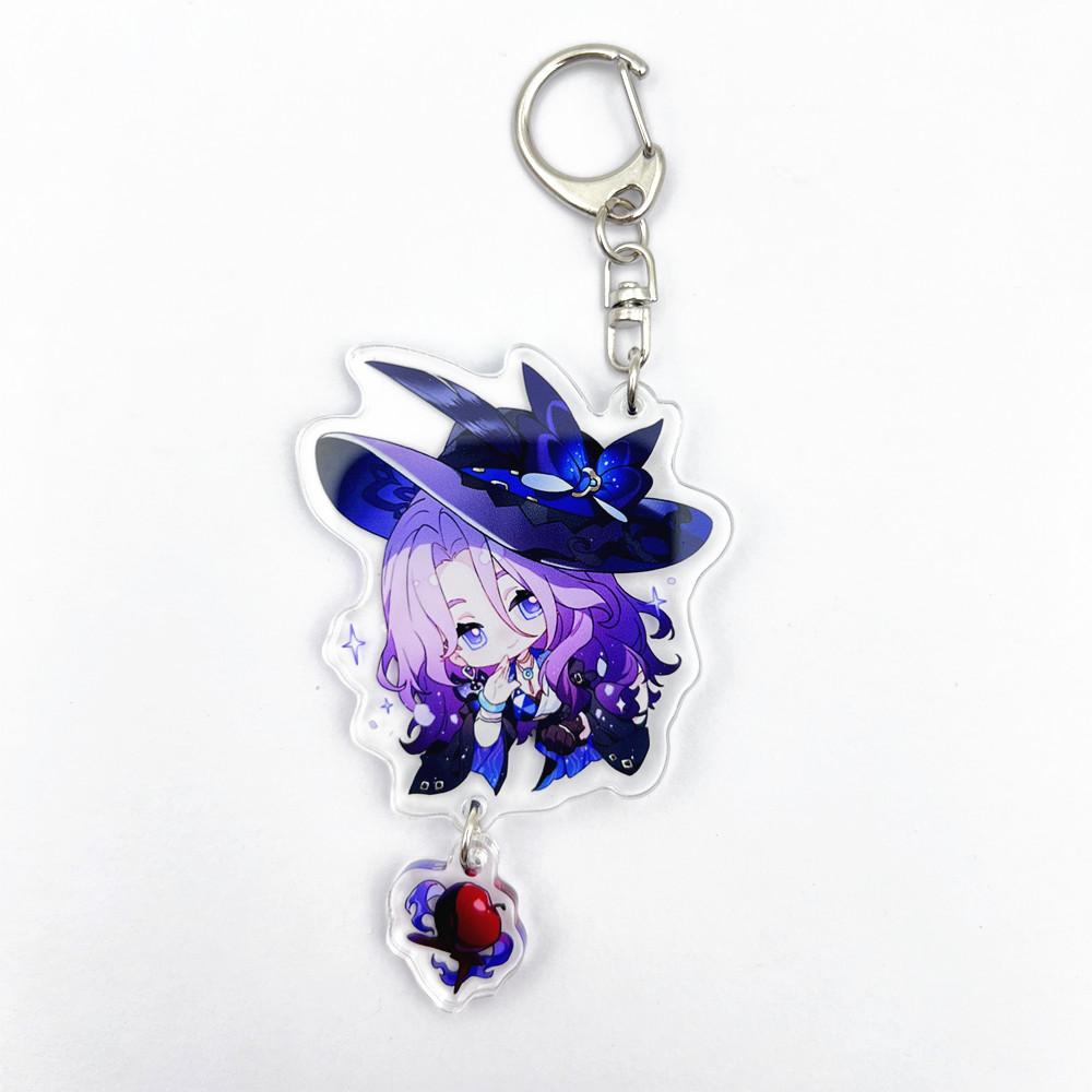 Gioco Honkai Star Rail Feixiao Boothill Jiao qiu 7 Marzo Portachiavi Cosplay Ciondolo Acrilico Portachiavi Portachiavi Accessorio Borsa Oggetto di Scena
