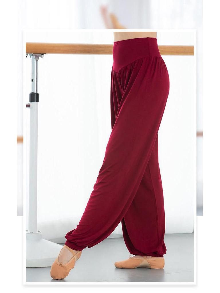 Damen Übergröße Weiche Modal Tapered Yogahose