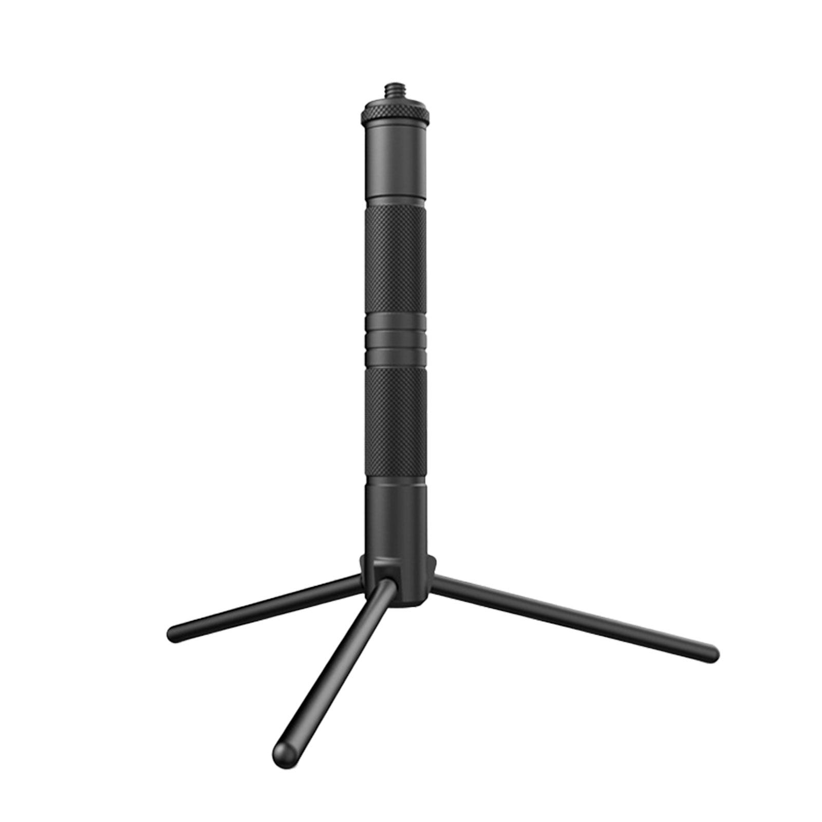 

Cwith Ground Spike Многофункциональный штатив для камеры из алюминиевого сплава Портативный для кемпинга на открытом воздухе чёрный