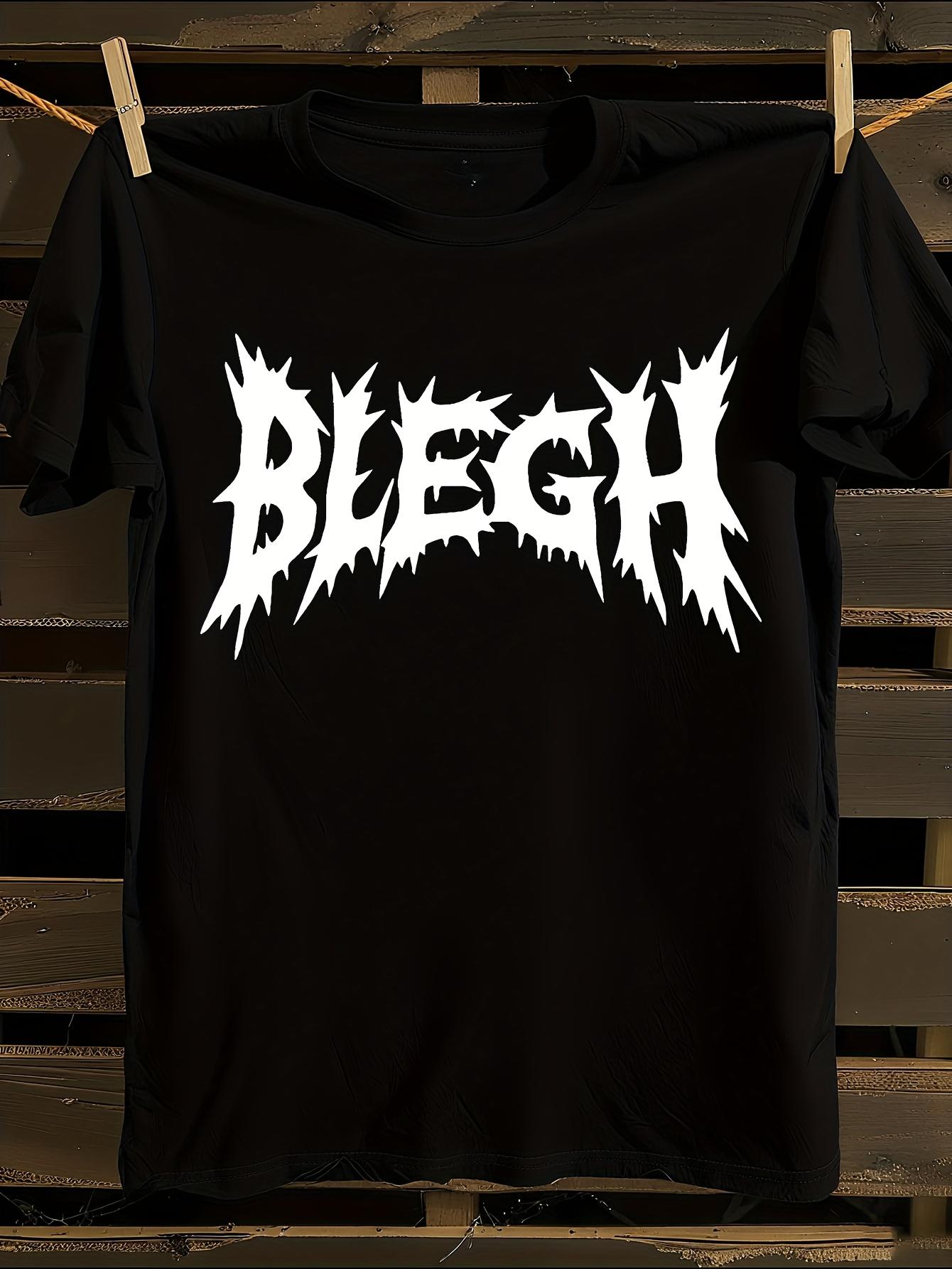 Heavy Metal Blegh Graphic T-shirt L