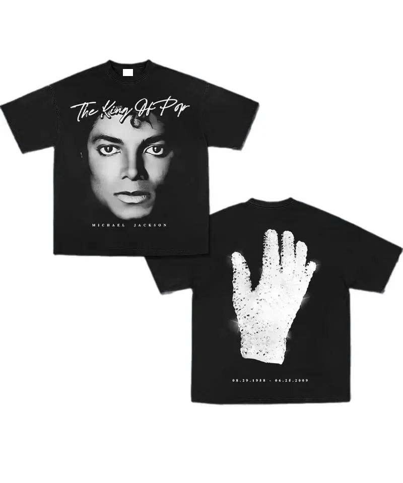Michael Jackson Graphic Tee, Vintage Music Shirt, Pop Fans Shirt, Unisex Cotton Unisex T-Shirt L