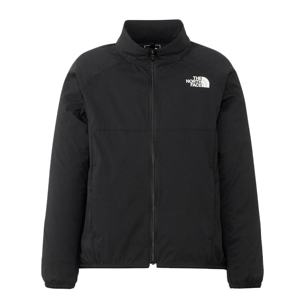 

North Kids Anytime Wind Water 120 [The Face] Jacket, Unisex, Repellent, Windproof, Anti-Static Care, [FW23], Black,