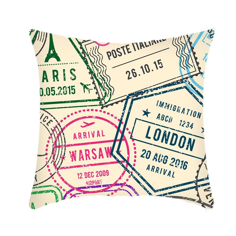 Christmas Pillow Cases Cross-border Holiday Home Sofa Office   Wholesale 1PCS