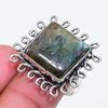 Natural Labradorite Gemstone 925 Sterling Silver Jewelry Ring Size 9 ZS-1154