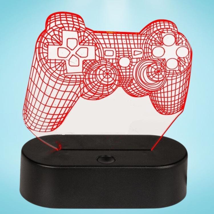 Lampka led pad do gier 3d dla gracza dotykowa zmieniające kolory nocna