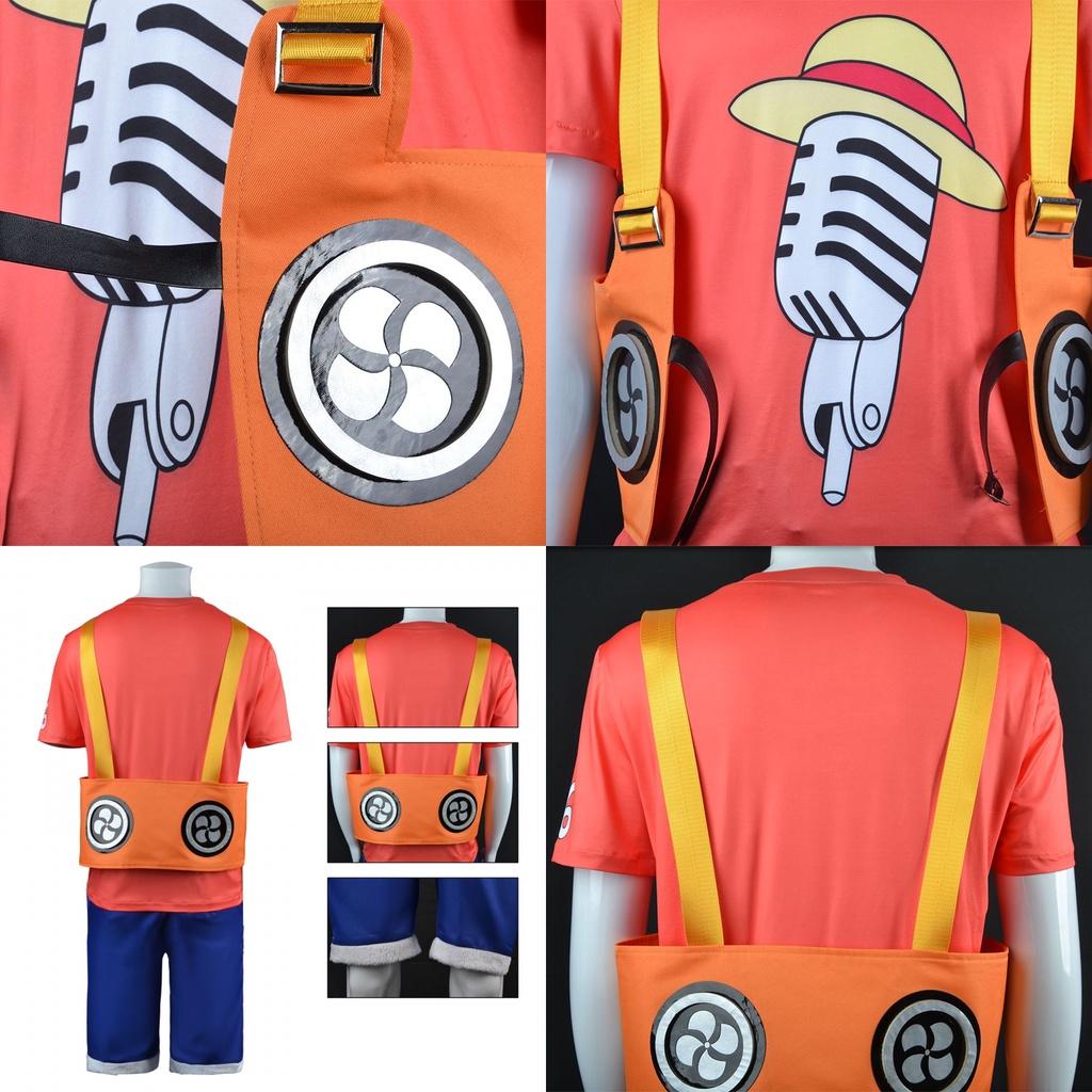 One Piece Film Red-luffy Cosplay Kostým Sada Pro Děti A Dospělé